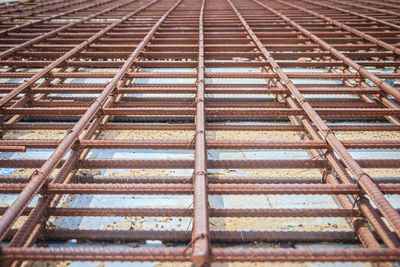 Full frame shot of metal grate