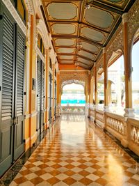Corridor of building
