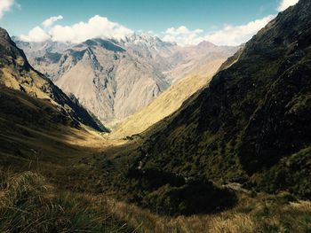 Scenic view of mountains