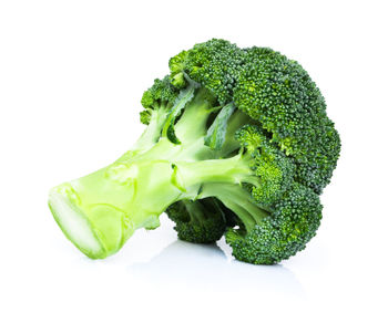 Close-up of vegetable over white background