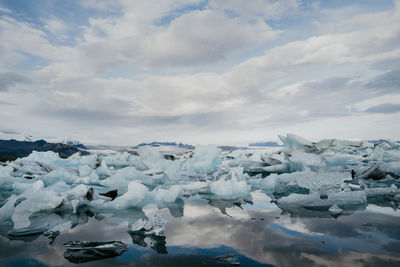 Jökulsárlón glacier lake in iceland