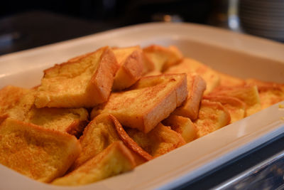 Close-up of food in plate