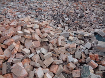 Full frame shot of stones