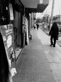 People walking on street