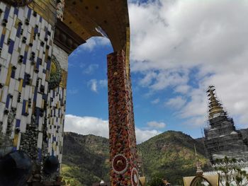 Low angle view of a temple