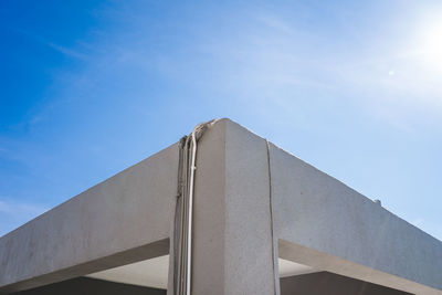 Low angle view of building against sky