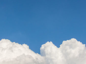 Low angle view of clouds in sky