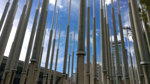 Low angle view of building against sky