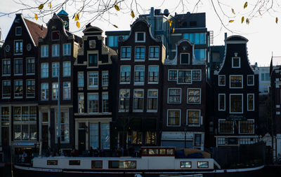 Low angle view of buildings against sky