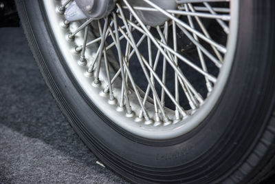 Close-up of car tire