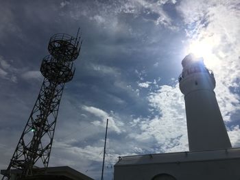 Low angle view of cloudy sky