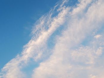 Low angle view of clouds in sky