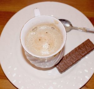 Close-up of coffee cup