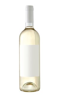 Close-up of wineglass against white background