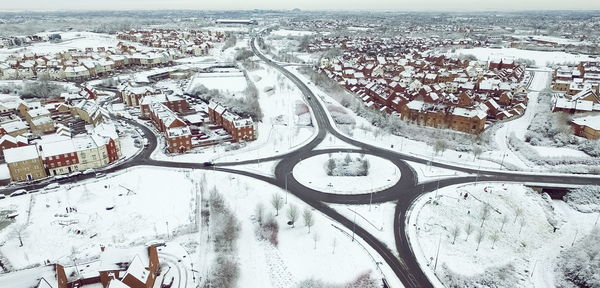 Aerial view of cityscape