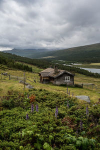 Old farm in sjodalen, norway