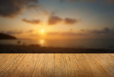 Scenic view of sunset