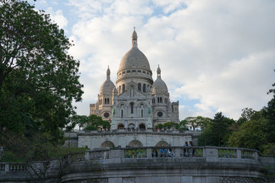 Low angle view of building against sky