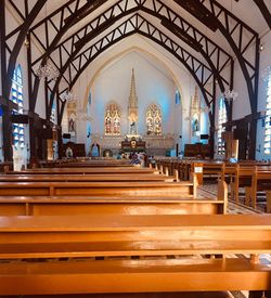 Interior of church