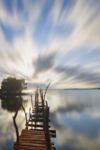 Scene of beautiful sunrise in the morning. sky background and sunlight in the morning.