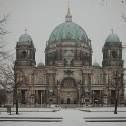 View of cathedral against clear sky