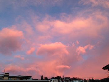 Scenic view of cloudy sky