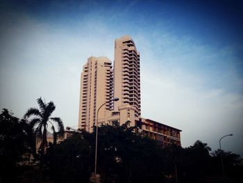 Low angle view of building against sky
