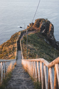 Famous tourist destination. cristo rei hill, camara de lomos, madeira belonging to portugal.