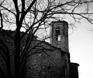 Low angle view of old building