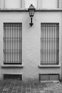 View of window on building