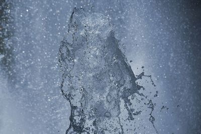 Close-up of ice crystals against black background