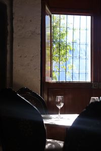 View of window at home