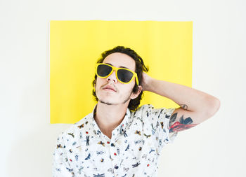 Portrait of young woman