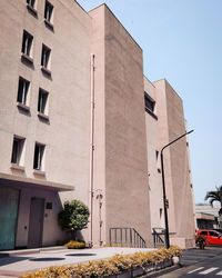 Low angle view of building against sky