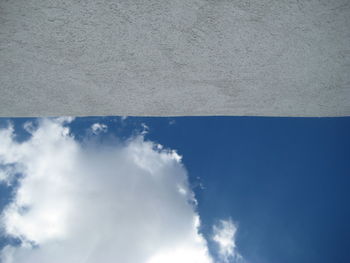 Low angle view of clouds in sky