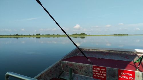 Boats in river