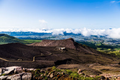 Scenic view of landscape against sky