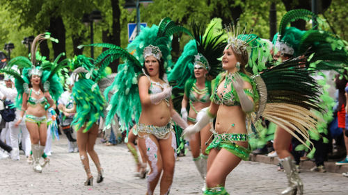 People dancing on stage