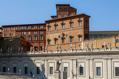 Low angle view of historical building against sky