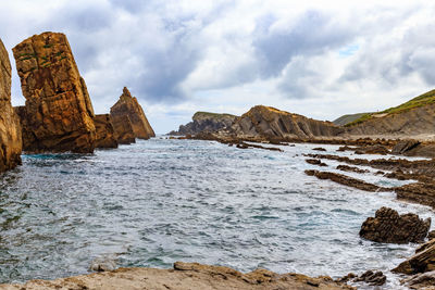 Panoramic view of sea against sky