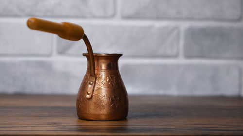 Close-up of drink on table