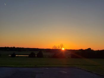 Scenic view of sunset