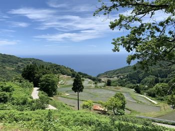 Scenic view of landscape against sky