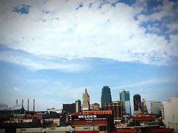 View of cityscape against sky