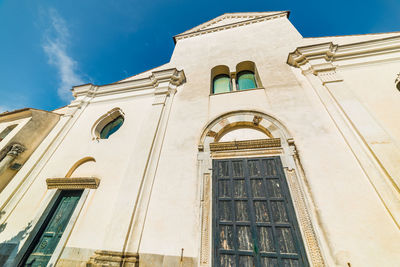 Low angle view of building against sky