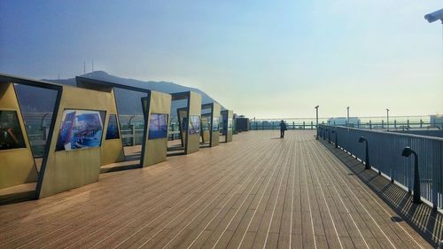 Panoramic view of beach against sky