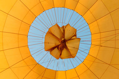 Low angle view of umbrella