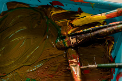 Close-up of paint