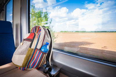 Interior of car