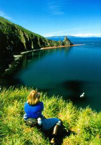 Scenic view of calm sea